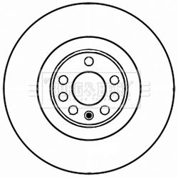 BORG & BECK Тормозной диск BBD6029S